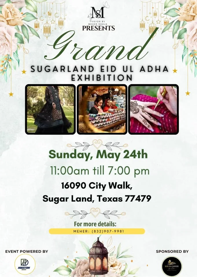 Shuja Qaiser's Grand Sugar Land Eid Ul Adha Exhibition